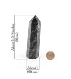 6-Sided Black Biotite Point or Obelisk