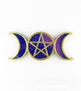 Triple Moon with Pentagram Stick Incense Burner | Woot & Hammy