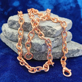 5.5 mm Solid Copper Cable Chain Necklace – Choose Your Length (up to 48")