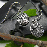 Celtic Tree of Life Earrings Family Infinity Interconnected Nature | Woot & Hammy