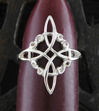 Large Cut-Out Witch's Knot Ring