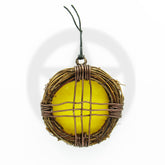 Wall Hanging Wreath Solar Cross Wire Sun Symbol Handmade Sacred Space Protection | Woot & Hammy