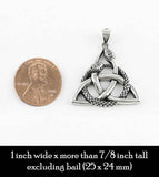 Triquetra Knot With Ouroboros Pendant | Woot & Hammy