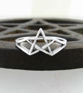 Cut-Out Pentagram / Second Degree Wicca Ring | Woot & Hammy
