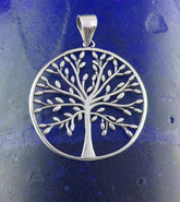 Round Cut-Out Budding Tree of Life Pendant | Woot & Hammy