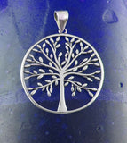 Tree of Life Pendant with Slender Trunk & Budding Branches