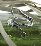 Octopus Tentacles Oxidized Ring