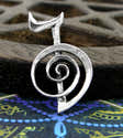 Pendentif CHO KU REI "Dieu Est Ici" En Argent 925 – Symbole Reiki, Autoprotection, Multiplicateur D'Énergie, Dimensions 3 Cm - 14