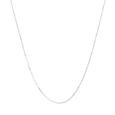 Dainty Silver Plated Chain, 2.0x1.4 mm