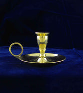 Brass-Plated Miniature Chamber Candle Holder | Woot & Hammy