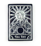 The Sun Tarot Card Black and Silver Stick Incense Burner | Woot & Hammy