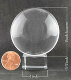 Glass Gazing Ball For Scrying, 2 Inch Diameter | woot & hammy