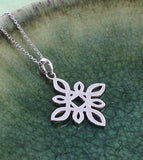 Four Pointed Celtic Knot Necklace - woot & hammy