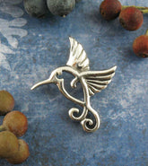 Curly-Tailed Hummingbird Pendant