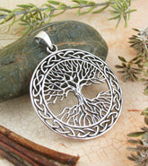 Majestic Tree of Life Medallion Pendant