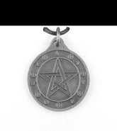 Large Pentagram Lead-Free Pewter Talisman | woot & hammy
