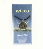 Round Maze Protection Lead-Free Pewter Amulet | woot & hammy