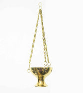 Hanging Brass Incense Burner With Cut-Out Stars | woot & hammy