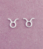Taurus The Bull Second Zodiac Symbol Post Earrings | woot & hammy