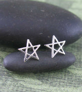 Boucles d'oreilles Petit Pentagramme