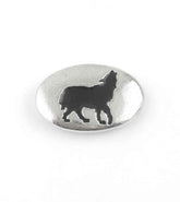 Wolf Lead-Free Pewter Pocket Stone | woot & hammy