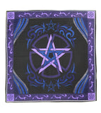 Large 36 Inch x 36 Inch Pentagram Altar Cloth