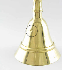 Brass-Plated Hand / Altar Bell Traditional 5 Inches Tall | Woot & Hammy