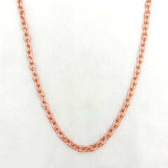 5.5 mm Solid Copper Cable Chain Necklace – Choose Your Length (up to 48")