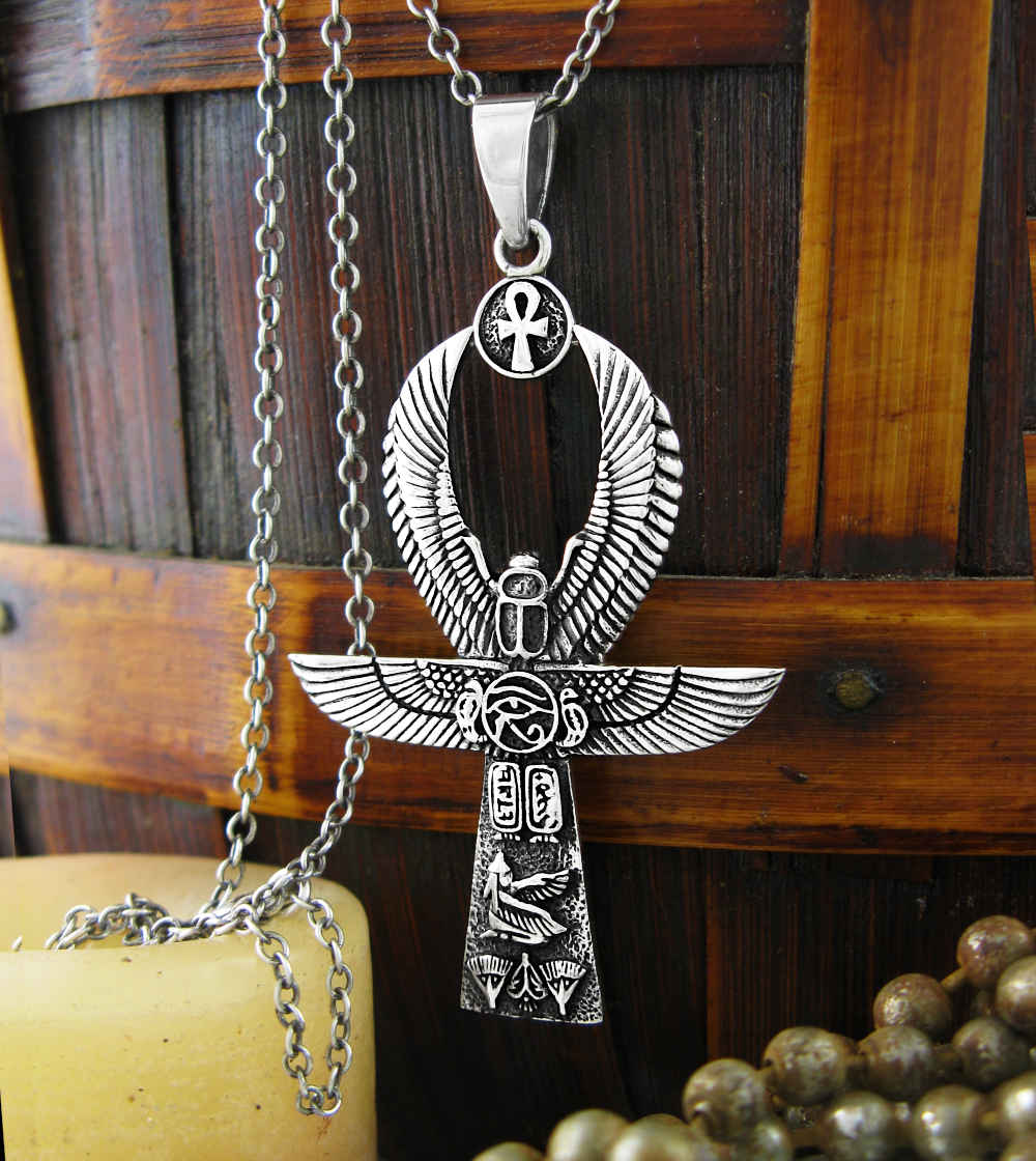 Real Gold Ankh Handmade Real Copper Ankh Pendant Egyptian Symbol