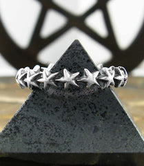 Band of Little Cut-Out Tilted Stars Rings Cosmos Planets Galaxy Milky Way | Woot & Hammy