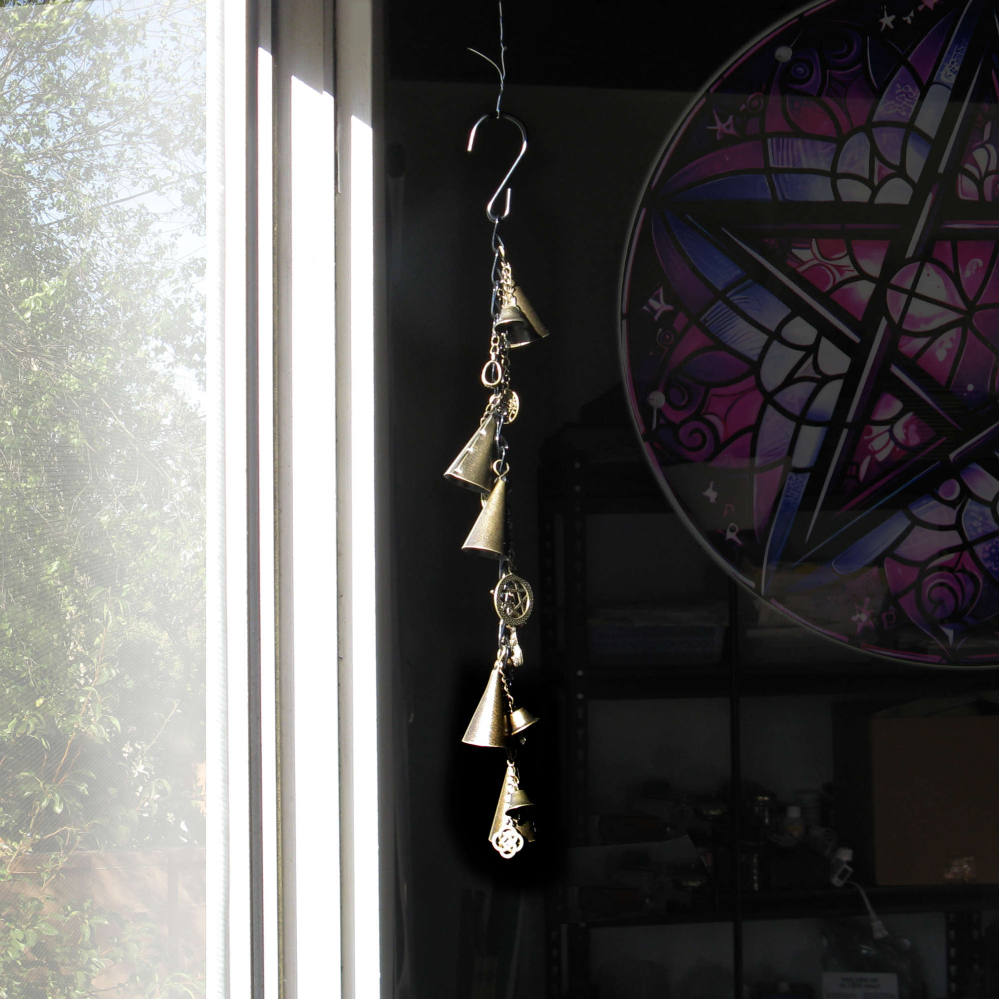 Hanging Witch's Bell Cone-Shaped Bells Charms Sleigh Bells Chains Handmade Cleansing Protection Against Evil | Woot & Hammy