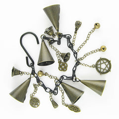 Hanging Witch's Bell Cone-Shaped Bells Charms Sleigh Bells Chains Handmade Cleansing Protection Against Evil | Woot & Hammy