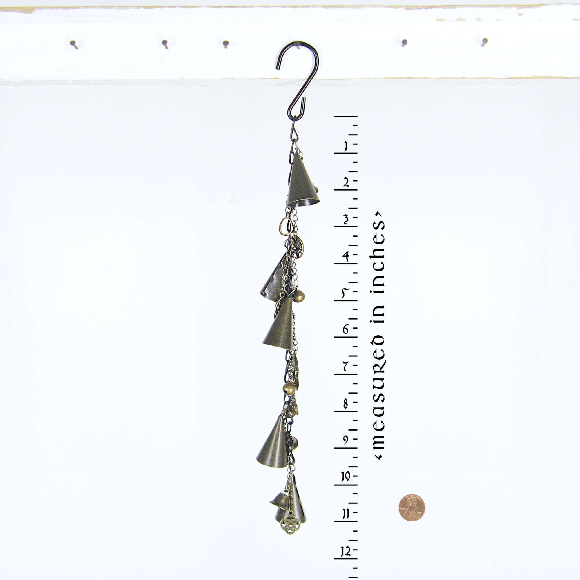 Hanging Witch's Bell Cone-Shaped Bells Charms Sleigh Bells Chains Handmade Cleansing Protection Against Evil | Woot & Hammy