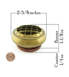 Brass Incense Burner With Screen And Coaster | Woot & Hammy