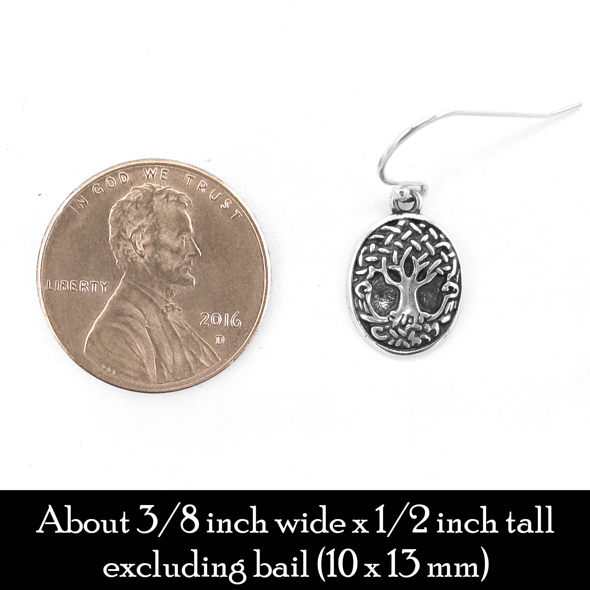 Celtic Tree of Life Earrings Family Infinity Interconnected Nature | Woot & Hammy