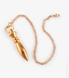 Copper-Plated Brass Pendulum On Chain #2