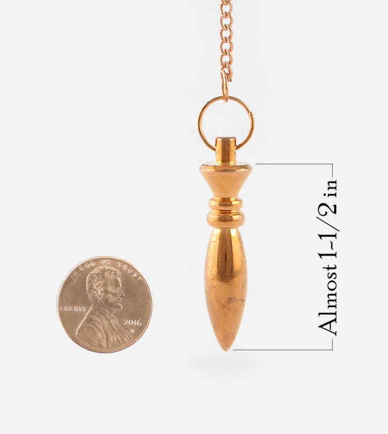 Copper-Plated Brass Pendulum On Chain #2 | Woot & Hammy