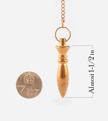 Copper-Plated Brass Pendulum On Chain #2 | Woot & Hammy