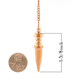 Copper-Plated Brass Pendulum On Chain #3 | Woot & Hammy