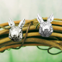 Hare Rabbit Ostara Spring Easter Fertility Rebirth Post Earrings | Woot & Hammy