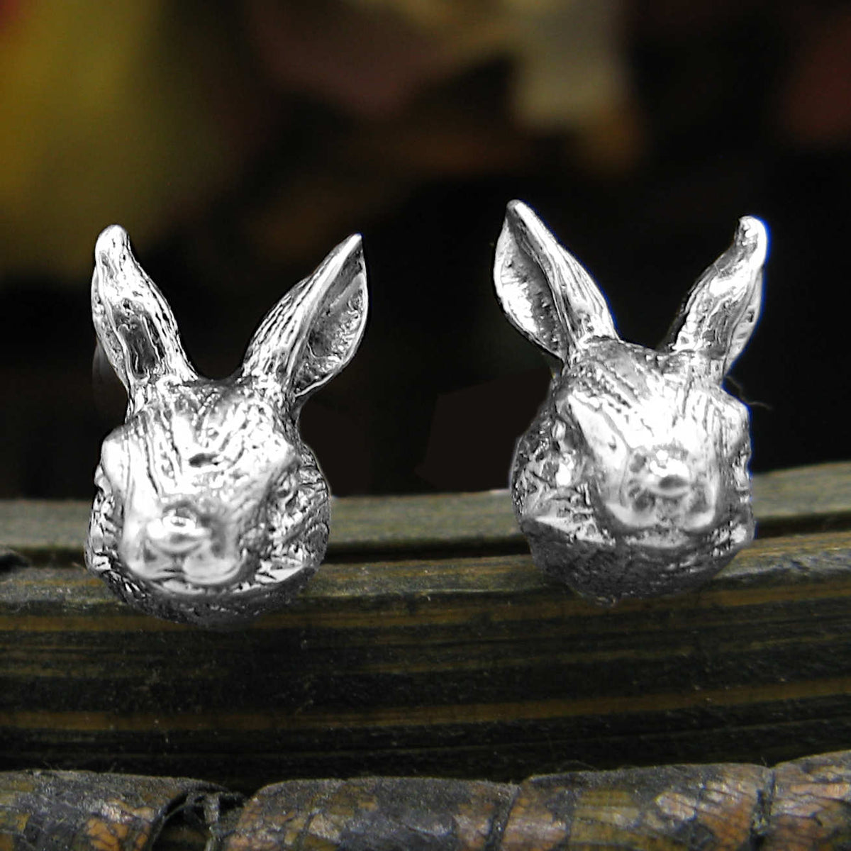 Hare Rabbit Ostara Spring Easter Fertility Rebirth Post Earrings | Woot & Hammy