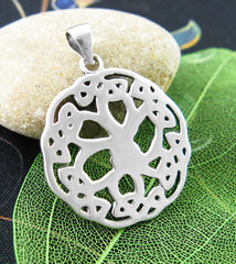 Knotted Trees of Life Celtic Knots Family Seasons Rustic 'As Above So Below' Pendant | Woot & Hammy