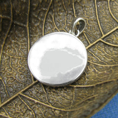 Sky with Radiant Sun Crescent Moon Stars Clouds Planets Small Oxidized Pendant Good Luck Cosmos | Woot & Hammy