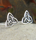 Celtic Double Triquetra Knot Cut-Out Post Earrings  | Woot & Hammy