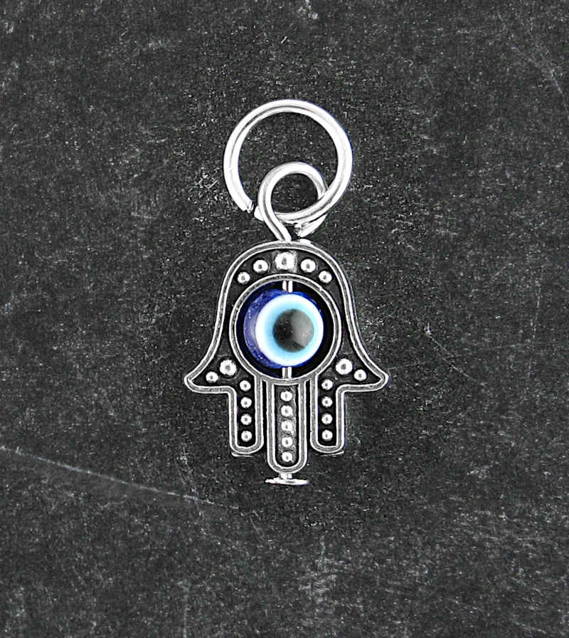 Small Hamsa With Swiveling Evil Eye Amulet | Woot & Hammy