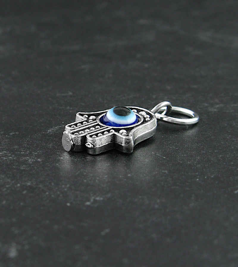 Small Hamsa With Swiveling Evil Eye Amulet | Woot & Hammy