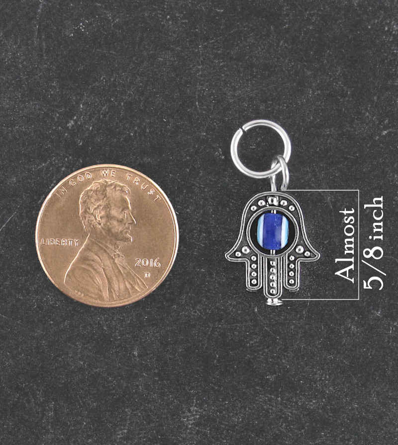 Small Hamsa With Swiveling Evil Eye Amulet | Woot & Hammy