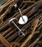 Small Leaf-Shaped Branch Post Earrings | Woot & Hammy