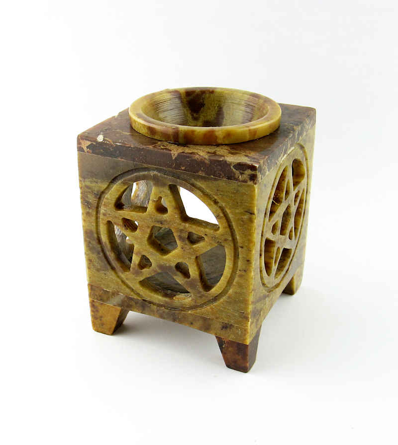 Soapstone Oil Diffuser With Pentagram | Woot & Hammy
