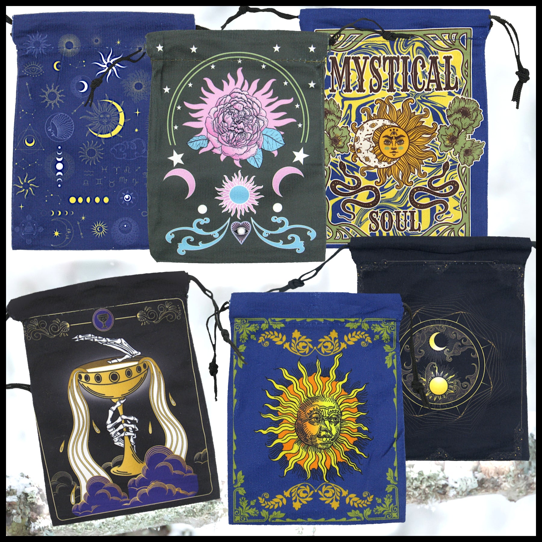 FREE Fabric Drawstring Tarot Bag with $25+ Order
